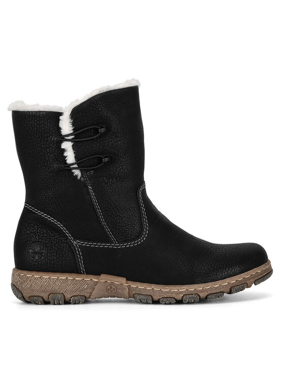 Rieker Rieker Botine Z0172-00 Negru