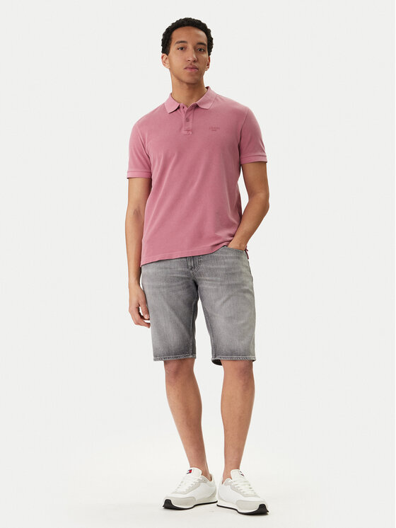 Tommy Jeans Tommy Jeans Džínsové šortky Ronnie DM0DM22975 Sivá Regular Fit