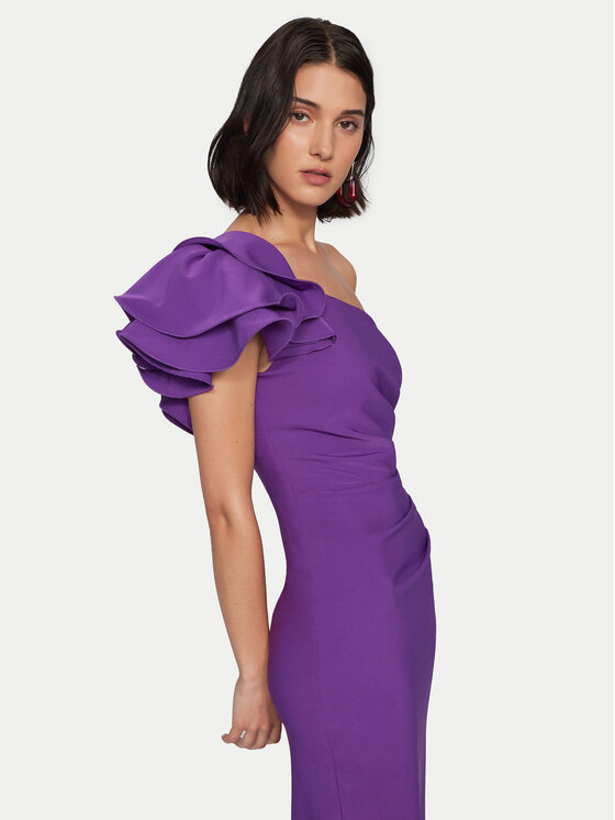 Joseph Ribkoff Joseph Ribkoff Cocktail obleka 241755 Vijolična Slim Fit