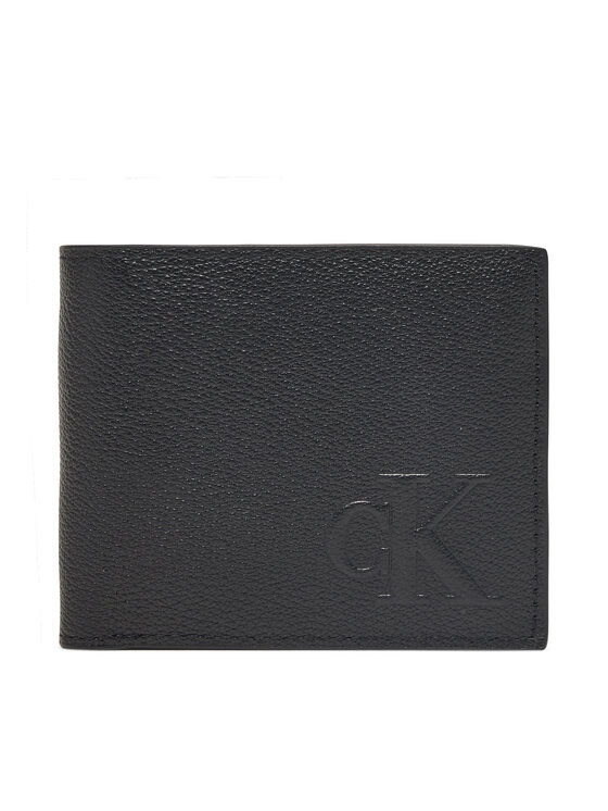 Férfi Férfi pénztárca Calvin Klein Jeans, Fekete, Sculpted Impression Billfod Cc LV04G1022G