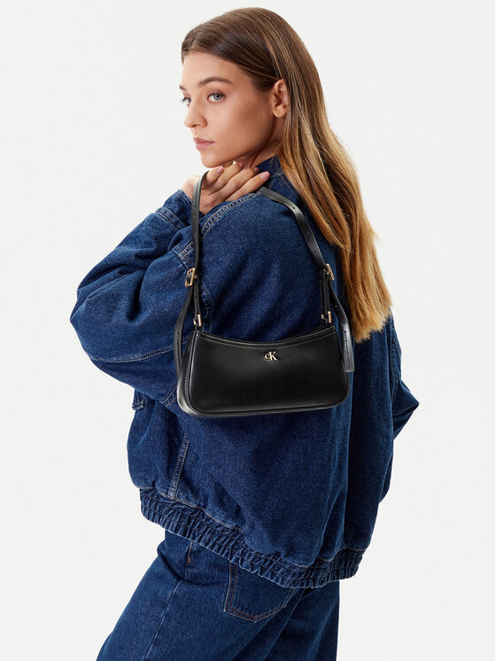 Calvin Klein Calvin Klein Borsetta Ck Small Shoulder Bag LV04F3170G Nero