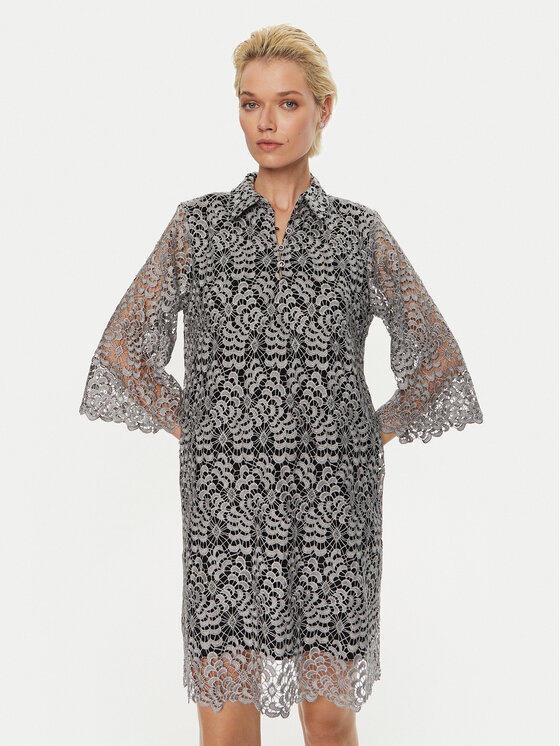 Bruuns Bazaar Každodenné šaty Bignon BBW4129 Sivá Regular Fit