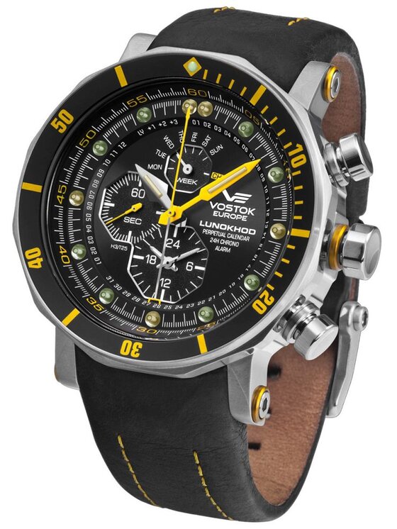 Vostok Europe Vostok Europe Zegarek YM86-620A505 Żółty