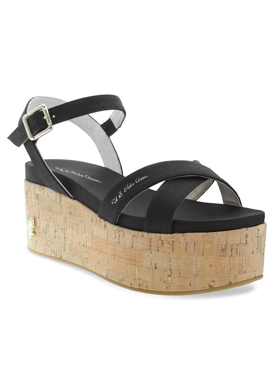 U.S. Polo Assn. U.S. Polo Assn. Sandali Loren LOREN002 Črna