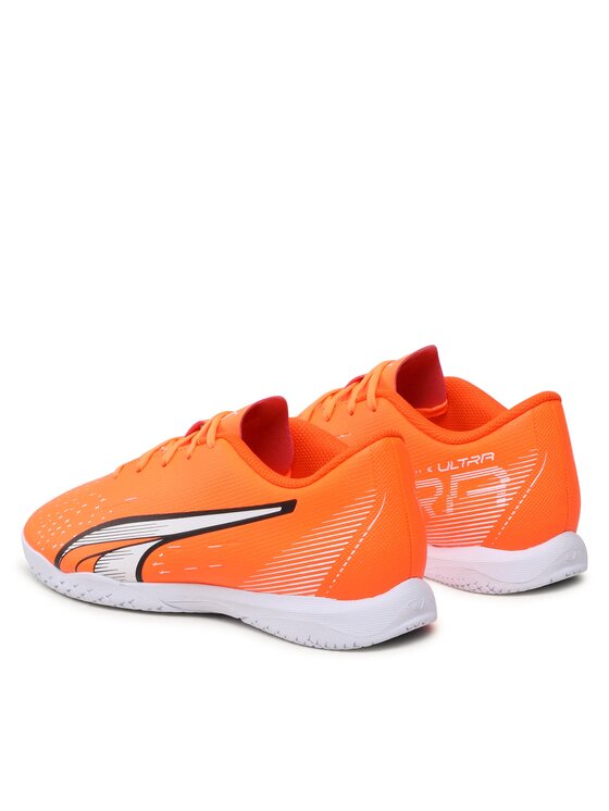 Puma Puma Buty do piłki nożnej Ultra Play It Jr 107237 01 Pomarańczowy