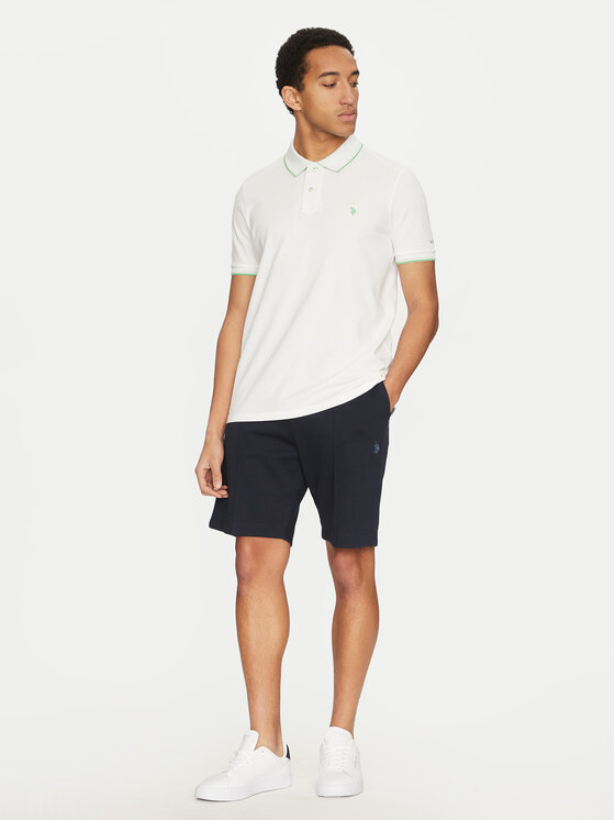 U.S. Polo Assn. U.S. Polo Assn. Polokošile MUP3508 Bílá Regular Fit