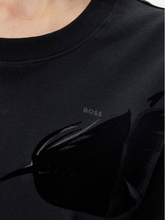 BOSS BOSS T-Shirt 50532093 Czarny Relaxed Fit