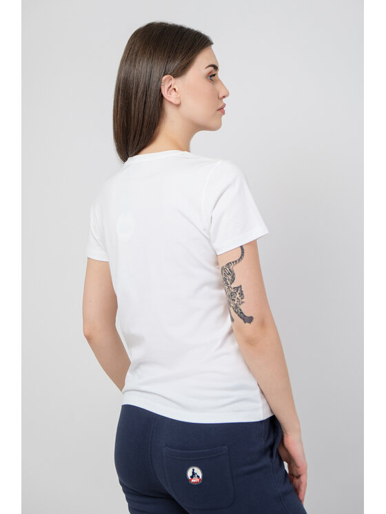 Jott Jott T-Shirt SS23WTSH12-901_M Biały Regular Fit