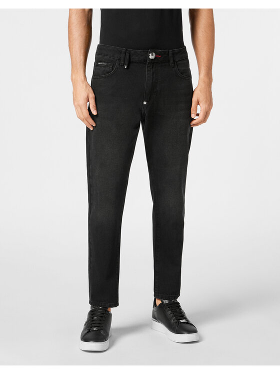 PHILIPP PLEIN PHILIPP PLEIN Jeansy 22877 Černá Slim Fit