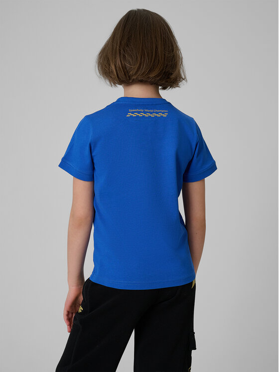 4F 4F T-Shirt MOTOSPORTS 2026 Niebieski Regular Fit