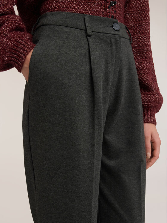 Motivi Motivi Spodnie materiałowe P09IQ005063N023 Szary Regular Fit
