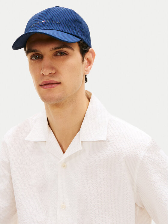 Tommy Hilfiger Tommy Hilfiger Cepure ar nagu AM0AM14113 Tumši zils