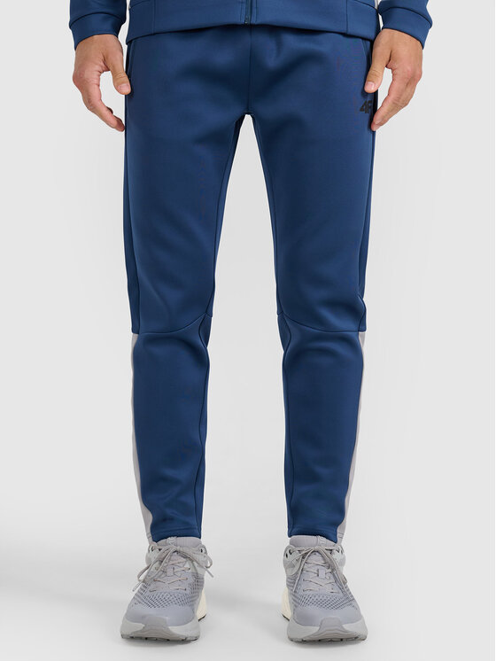 4F 4F Παντελόνι φόρμας 4FWAW25TFTRM0936-32S Μπλε Regular Fit