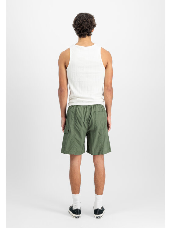 Alpha Industries Alpha Industries Szorty Nylon Cargo Short Zielony Regular Fit