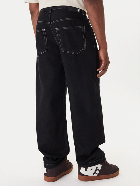 DC Shoes DC Shoes Jeansy Worker Baggy Denim Rbt ADYDP03079 Czarny Baggy Fit