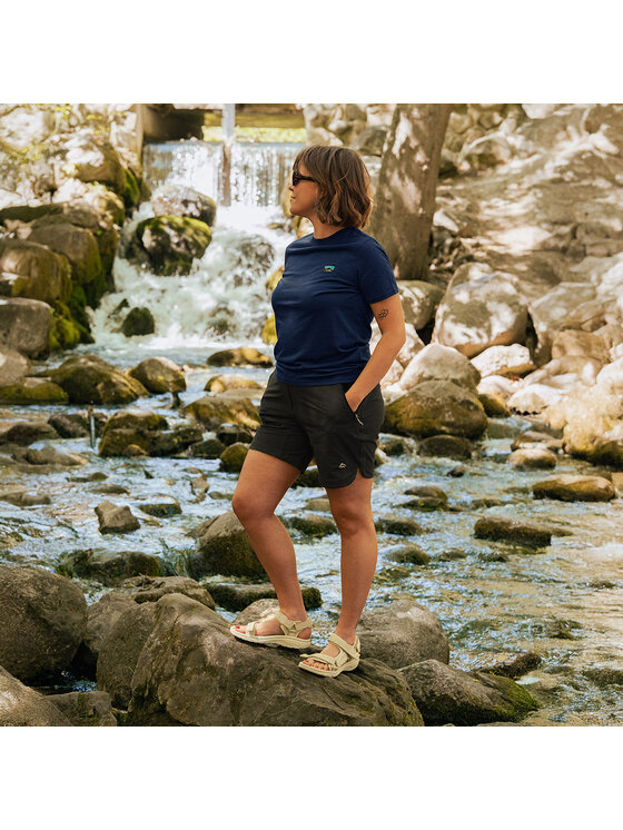 Alpinus Alpinus T-Shirt Otago Niebieski Regular Fit