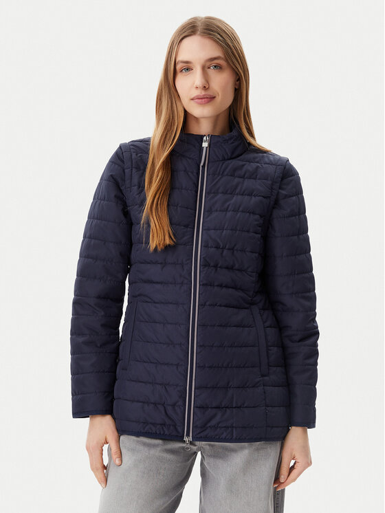 Olsen Olsen Prechodná bunda 15101403 Tmavomodrá Regular Fit