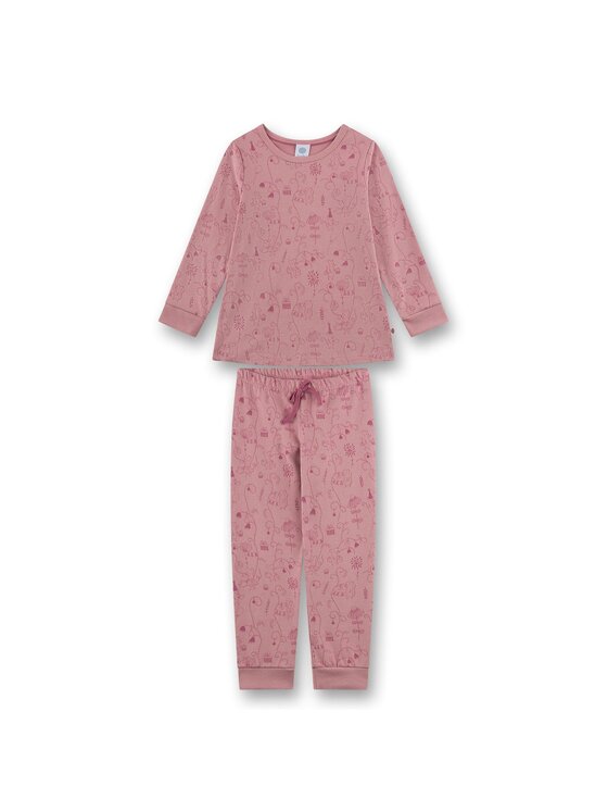 Sanetta Sanetta Piżama 30650 Różowy Comfort Fit