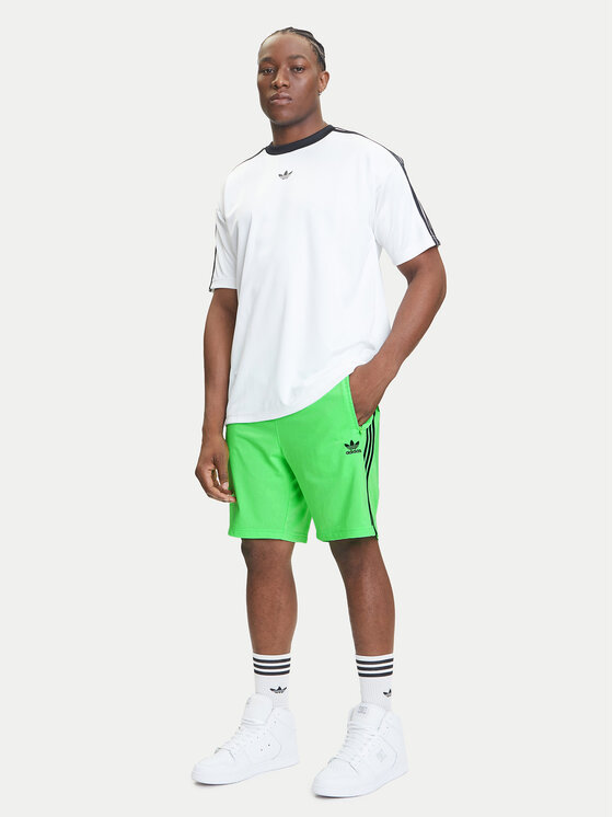 adidas adidas Pantaloni scurți sport adicolor Firebird JY1340 Verde Regular Fit