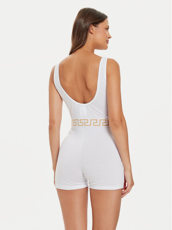Versace Versace Kombinezon 1015857 1A10011 Bijela Slim Fit