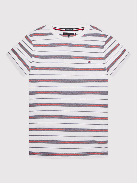 Tommy hilfiger white striped shirt sale
