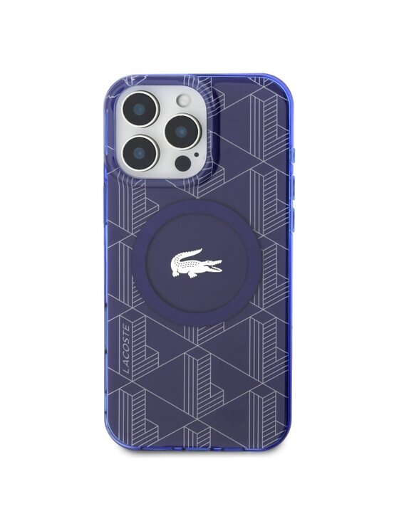 Lacoste Lacoste Etui na telefon iPhone 16 Pro Max Granatowy