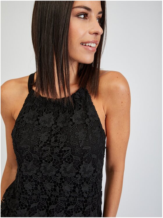 Orsay Orsay Tank top 102091660000__L Czarny Regular Fit