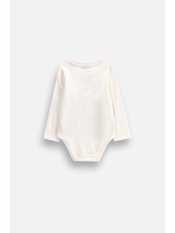 Coccodrillo Coccodrillo Body dziecięce ZC6112101MER-003 Kremowy Regular Fit