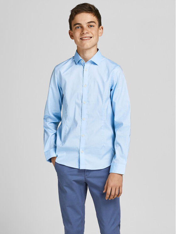 Jack&Jones Junior Krekls Parma 12151620 Gaiši zils Regular Fit