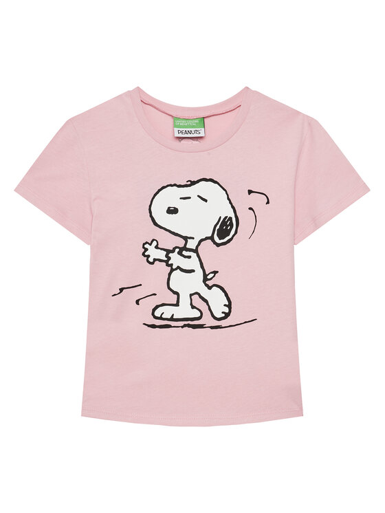 United Colors Of Benetton United Colors Of Benetton T-Shirt 3X1SC10NG Růžová Regular Fit