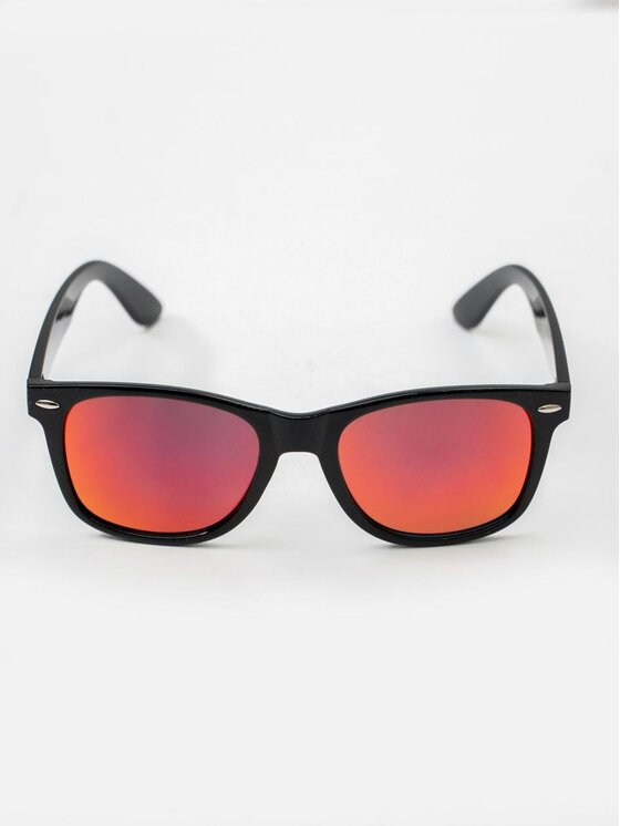 Jigga Wear Jigga Wear Okulary przeciwsłoneczne Na lato wakacje urlop basen lustro 131908 Czerwony
