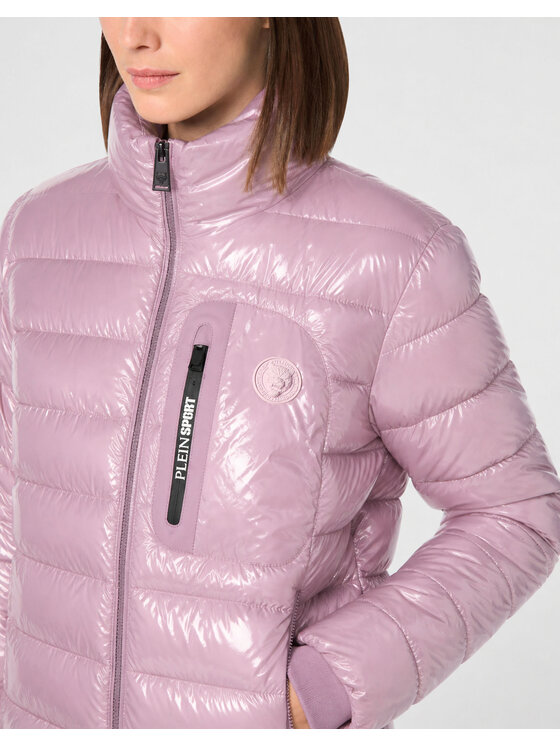 Plein Sport Plein Sport Kurtka puchowa 24037 Różowy Regular Fit