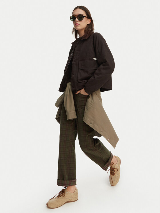 Element Element Hlače iz tkanine Westward Corduroy W ELJNP00129 Pisana Bootcut Fit