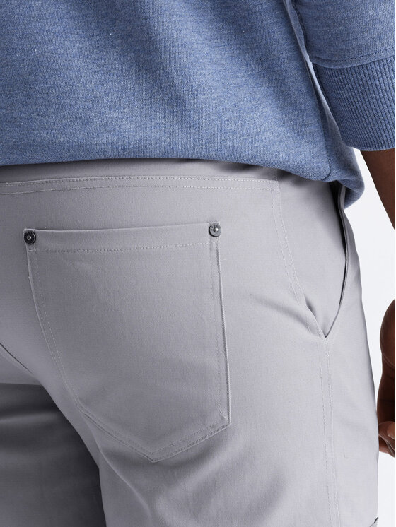 Ombre Ombre Cargo kalhoty OM-PACG-0196 Šedá Regular Fit