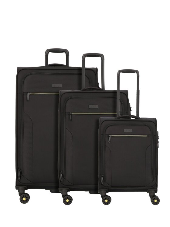 D&N D&N Komplet walizek 310148 Czarny