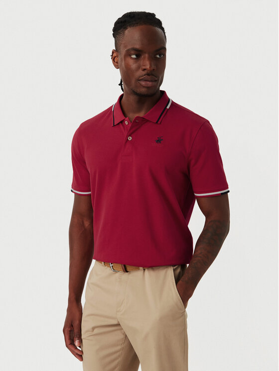 Beverly Hills Polo Club Beverly Hills Polo Club Pólóing P-SS26M-P2525 Piros Regular Fit