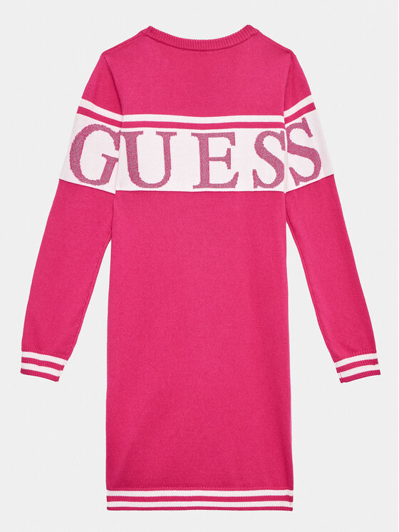 Guess Guess Vestito di maglia J3YK03 Z38B0 Rosa Regular Fit