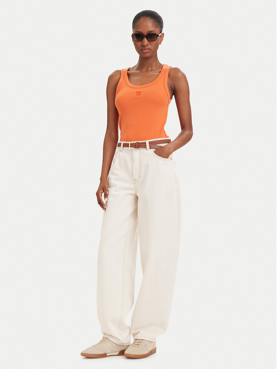 HUGO HUGO Top Datamia 50514489 Orange Slim Fit