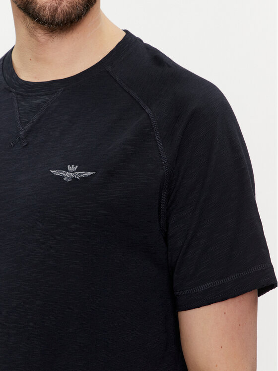 Aeronautica Militare Aeronautica Militare T-Shirt 241TS2199J628 Granatowy Regular Fit