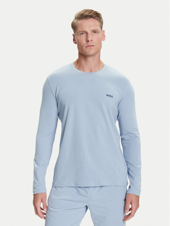 BOSS BOSS Hosszú ujjú Mix&Match 50515389 Kék Regular Fit