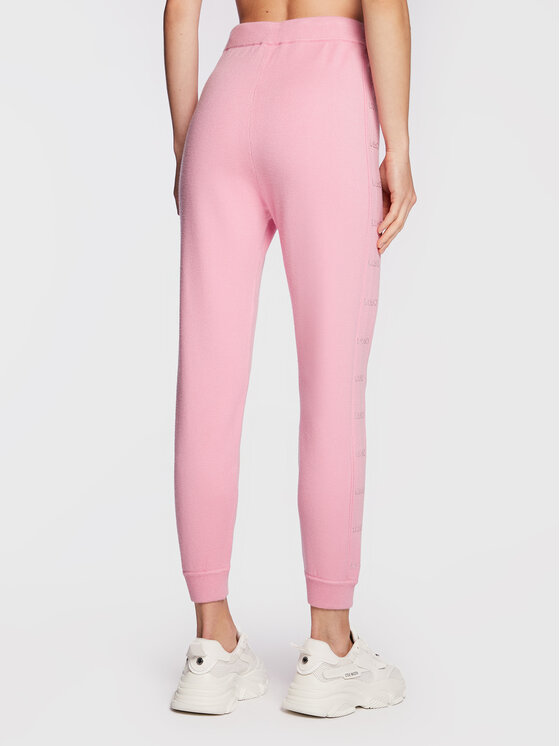 Liu Jo Sport Liu Jo Sport Kötött nadrág TF2106 MA63M Rózsaszín Regular Fit