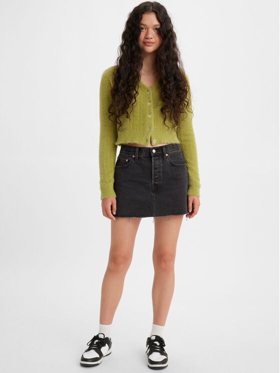 Levi's® Levi's® Spódnica jeansowa Icon A46940000 Czarny Loose Fit
