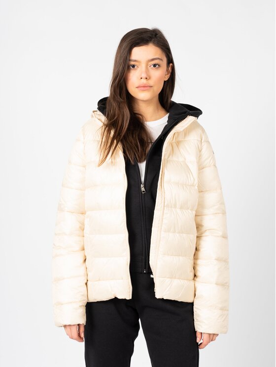 Champion Champion Μπουφάν μεταβατικό 115750 Εκρού Comfortable Fit