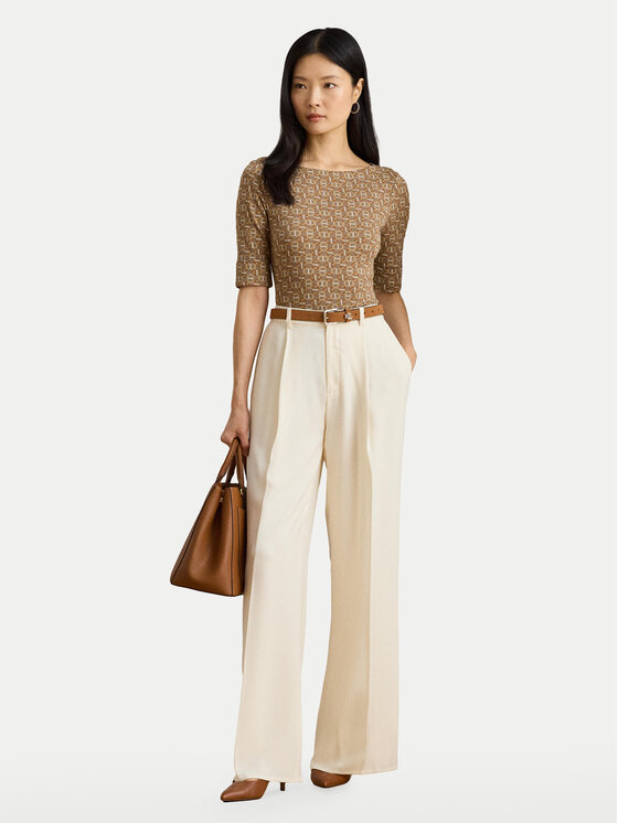 LAUREN RALPH LAUREN LAUREN RALPH LAUREN Blúzka 200980042001 Béžová Slim Fit