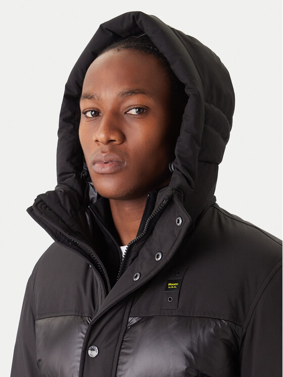 Blauer Blauer Vatovaná bunda Giubbini 25WBLUC03143 Černá Regular Fit