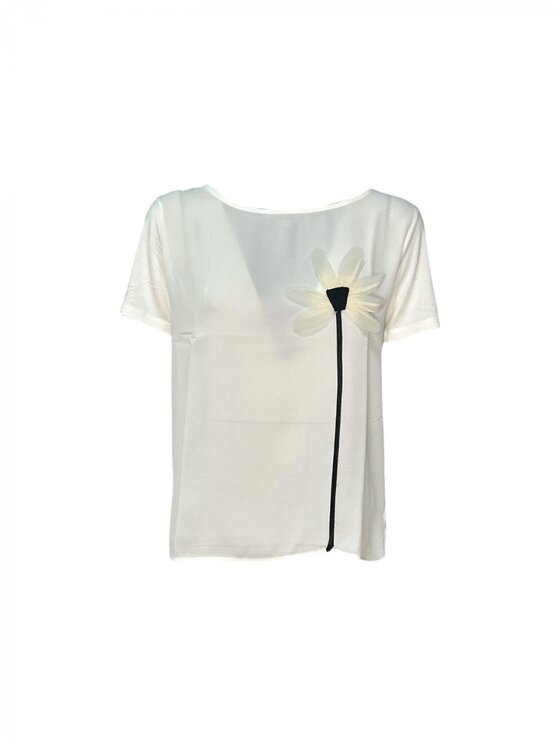 Pennyblack Pennyblack T-shirt onda_002 Bianco Regular Fit