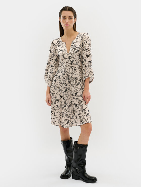 Karen by Simonsen Karen by Simonsen Rochie de zi Marbella 10104894 Bej Regular Fit