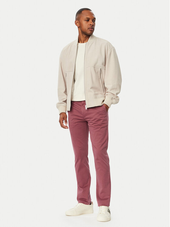 BOSS BOSS Чіноси Chino_slim 50510933 Бордовий Regular Fit