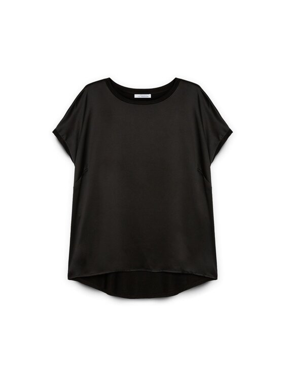 Fiorella Rubino Fiorella Rubino T-shirt G613L708232N033 Nero A-Line Fit