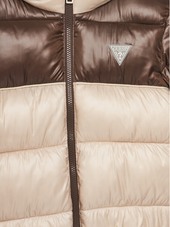 Guess Guess Žieminė striukė L5YL00 WEGY0 Smėlio Regular Fit